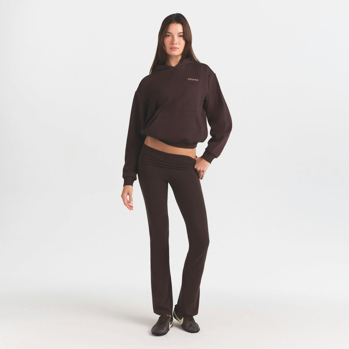 hoodie with embossed logo
