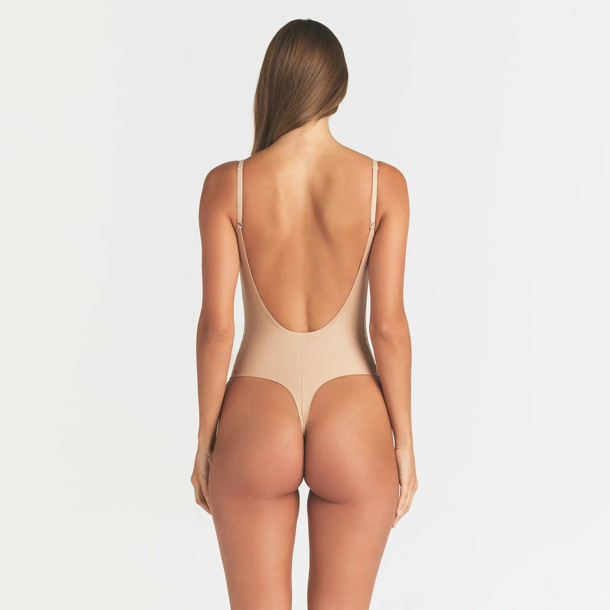 scoop low back thong bodysuit