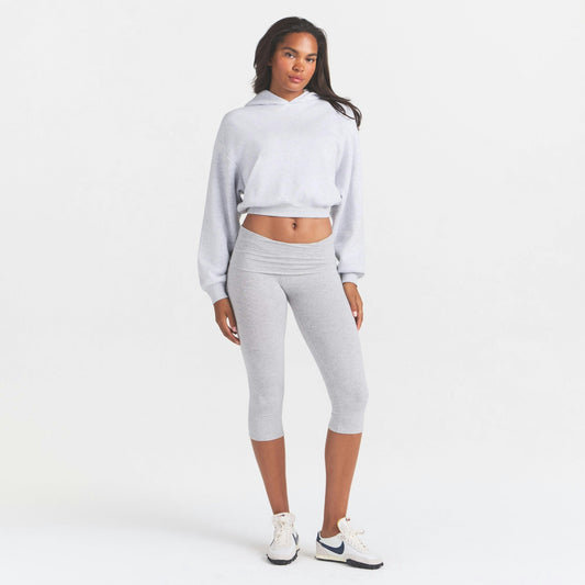 cropped hoodie