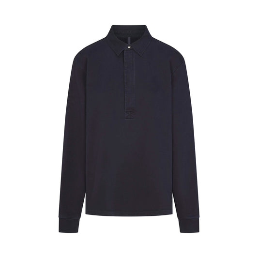 BOYFRIEND FLEECE oversized polo