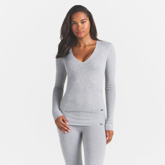 long sleeve v neck