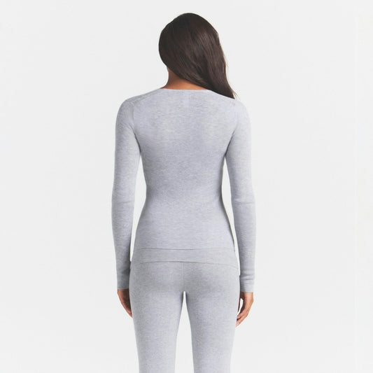 long sleeve v neck