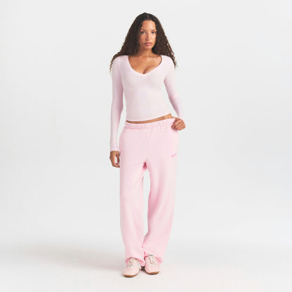 v neck long sleeve top