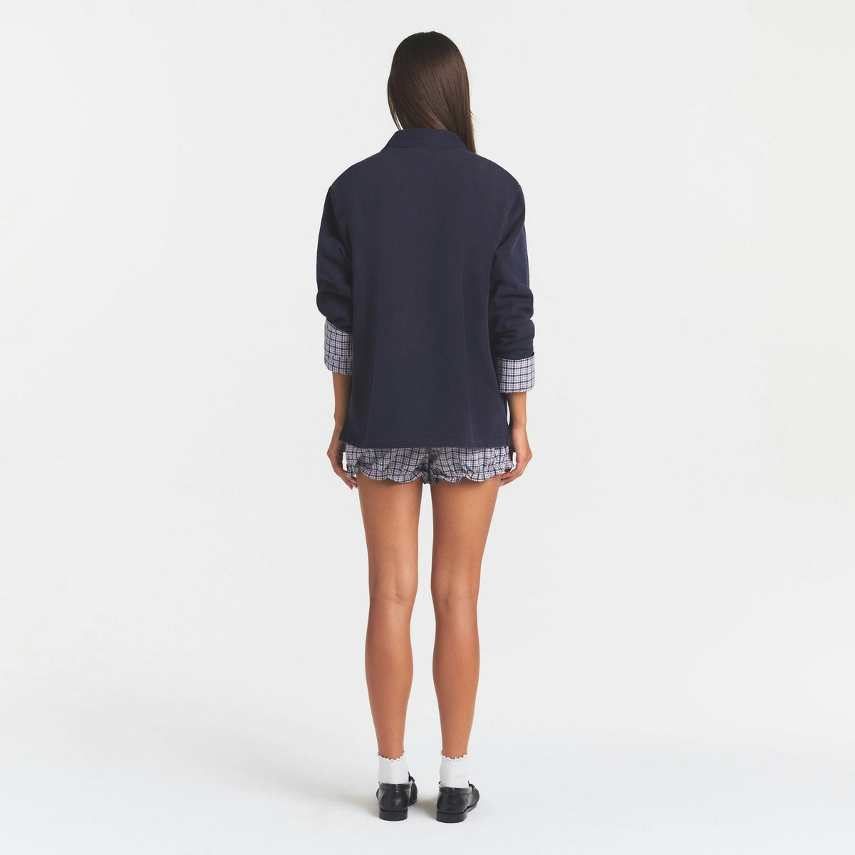 BOYFRIEND FLEECE oversized polo