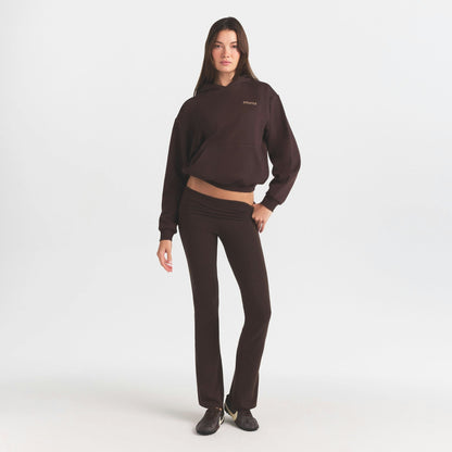 hoodie with embossed logo