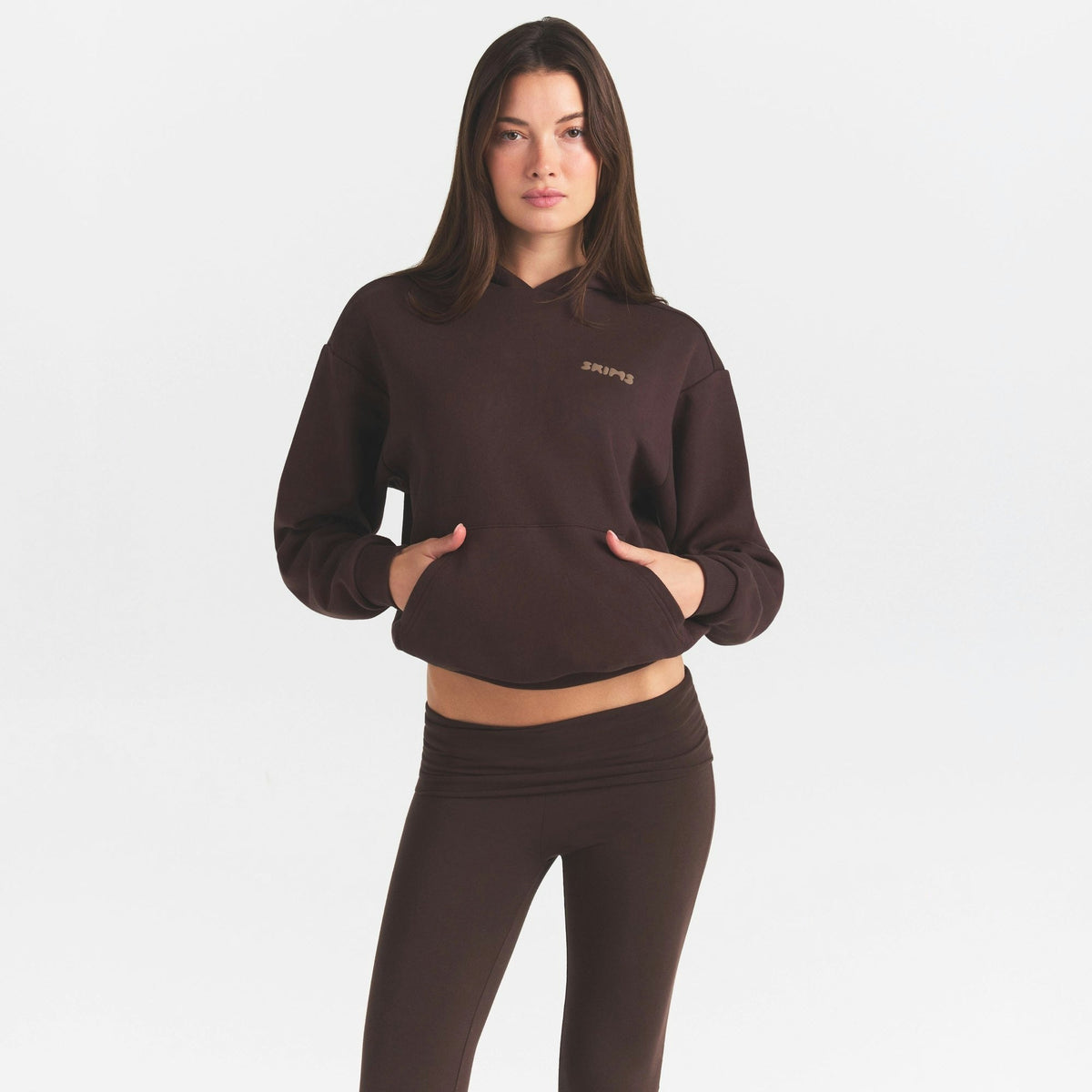 hoodie with embossed logo