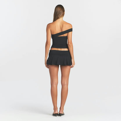 COTTON JERSEY asymmetrical top 10